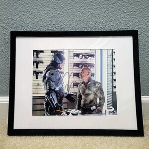 RoboCop Joel Kinnaman Autographed 11X14 Framed & Matted COA PSA Suicide Squad